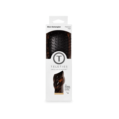 Mini Detangler Hair Brush for Medium Hair - Tortoise