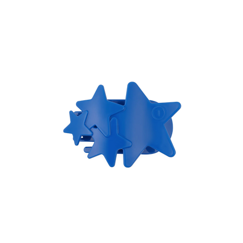 Blue Shooting Star Small Flat Hair Clip