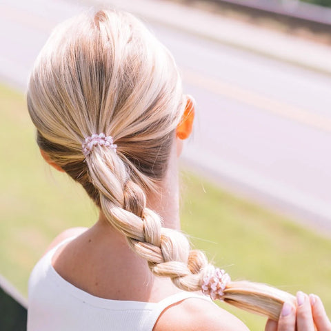 Rose Water Pink Small Hair Ties