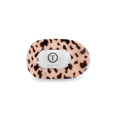Blonde Tortoise Small Flat Round Hair Clip