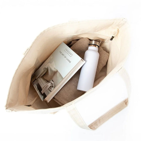 TELETIES Nice Hair Canvas Tote