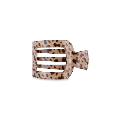 Blonde Tortoise Small Flat Square Hair Clip