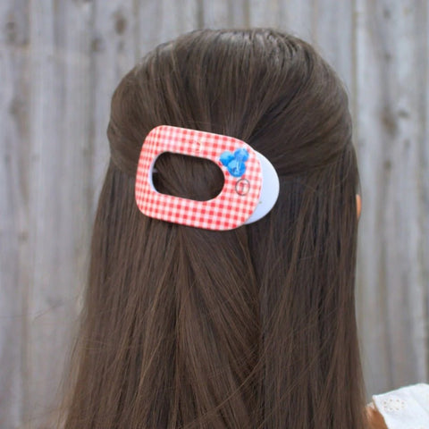 Blueberry Farms Small Flat Round Hair Clip