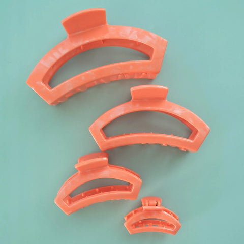Open Dreamsicle Large Hair Clip