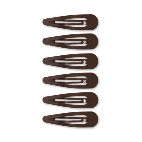 Brown Snap Clip (6Ct)