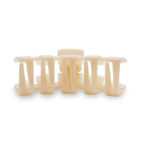 Classic Almond Beige Small Claw Clip