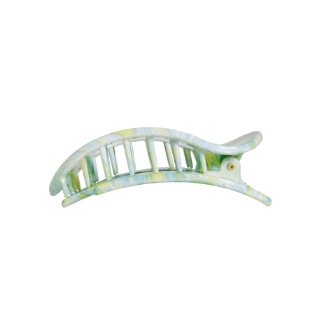 By the Sea Shore Medium Flat Round Hair Clip