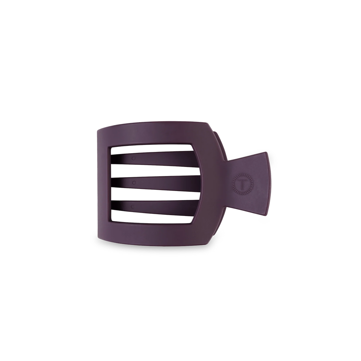 Burgundy Bliss Small Flat Square Hair Clip
