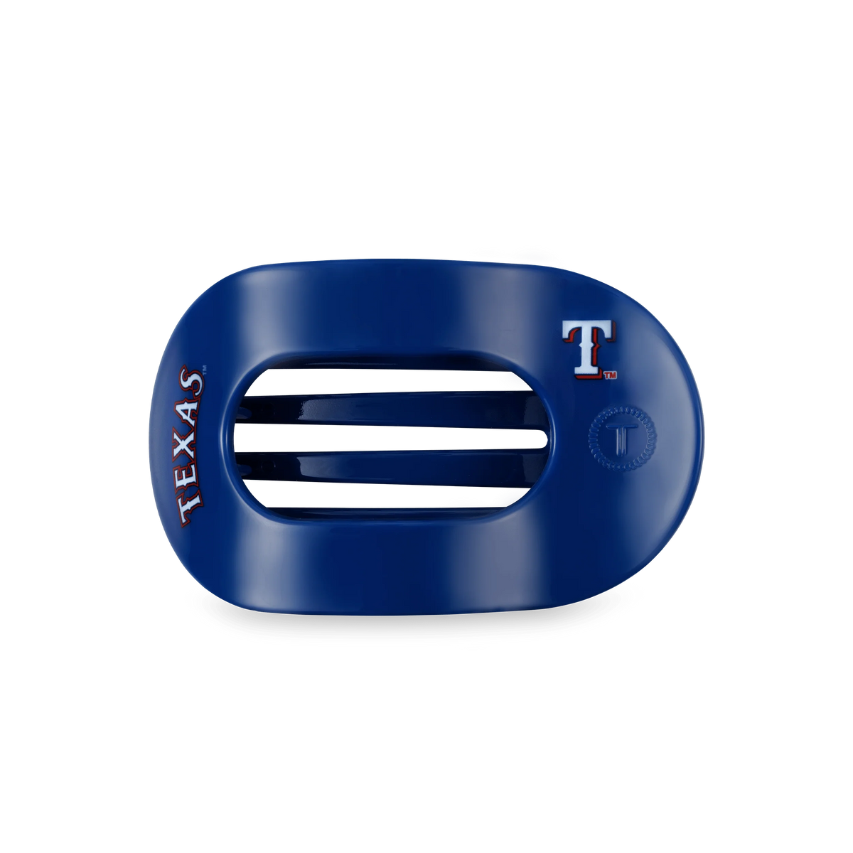 Texas Rangers Medium Flat Round Hair Clip