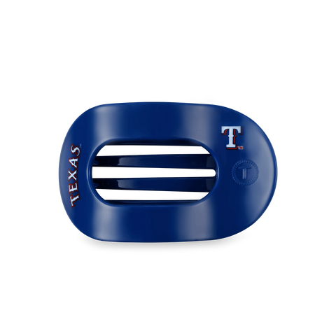 Texas Rangers Medium Flat Round Hair Clip