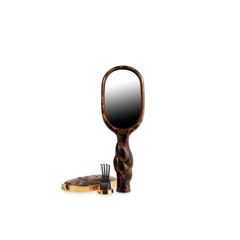 Mini Detangler Hair Brush for Medium Hair - Tortoise