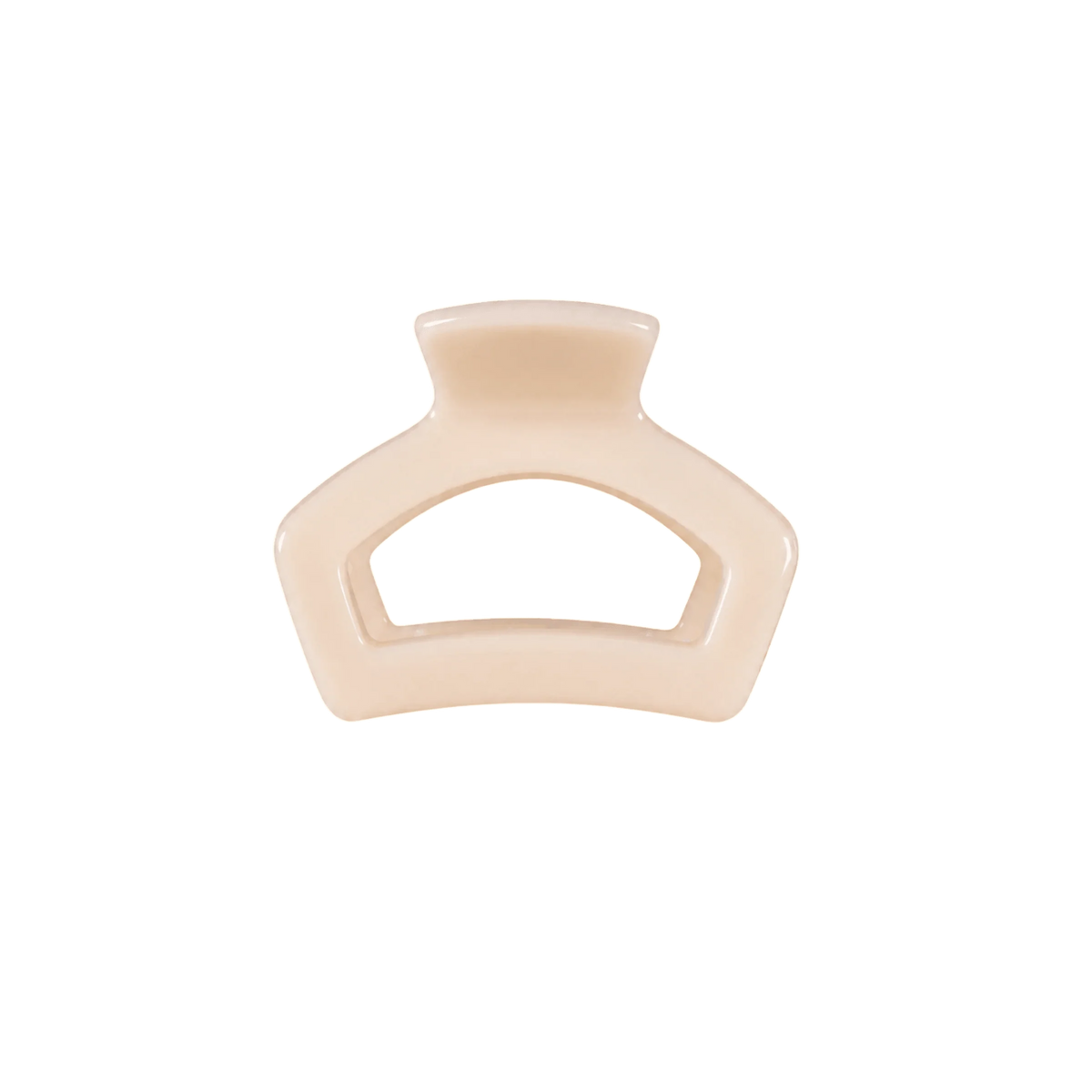 Open Almond Beige Petite Hair Clip