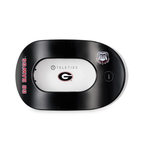 Go Dawgs! Large Flat Round Hair Clip