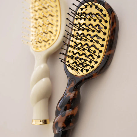 Mini Vented Hair Brush - Tortoise