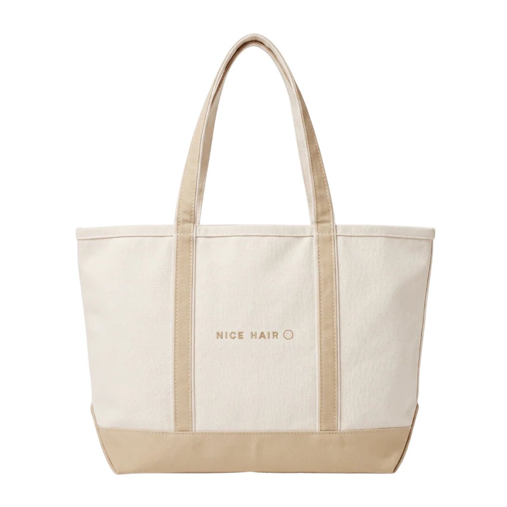 TELETIES Nice Hair Canvas Tote