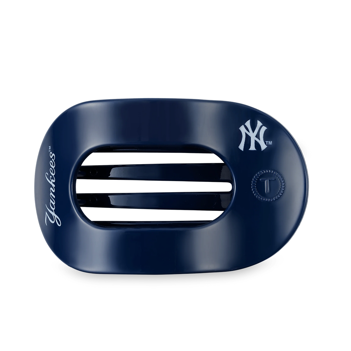New York Yankees Large Flat Round Hair Clip