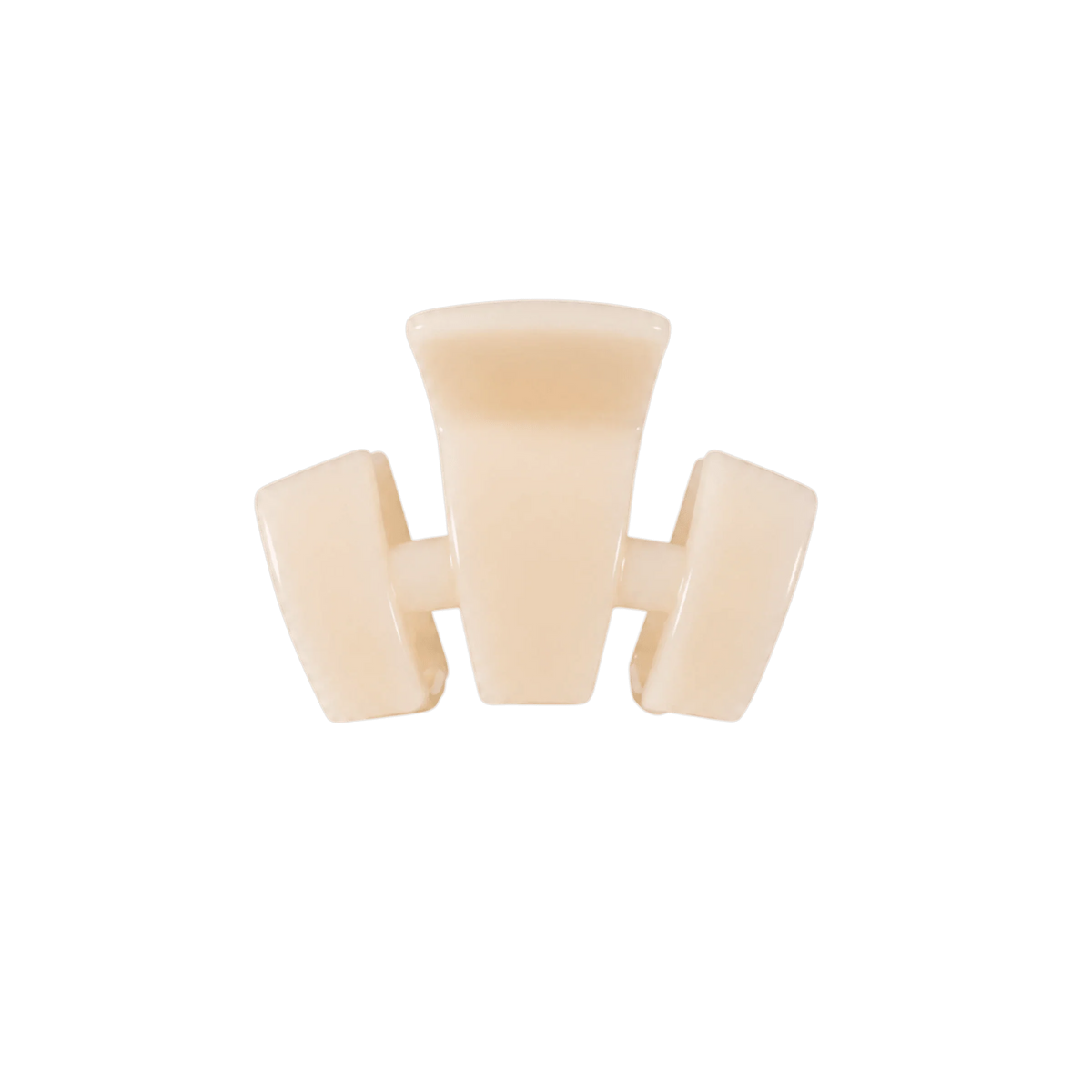 Classic Almond Beige Petite Claw Clip