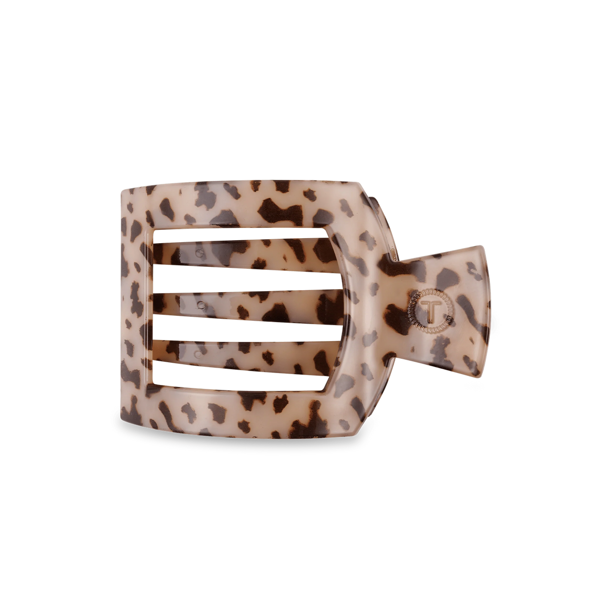 Blonde Tortoise Medium Flat Square Hair Clip
