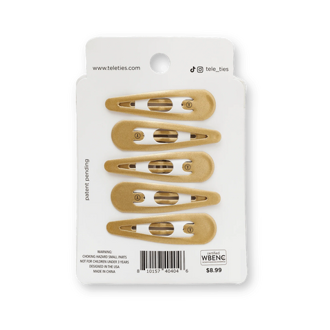 Gold Snap Clip (6Ct)