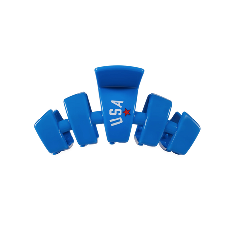 USA Classic Blue Small Claw Clip