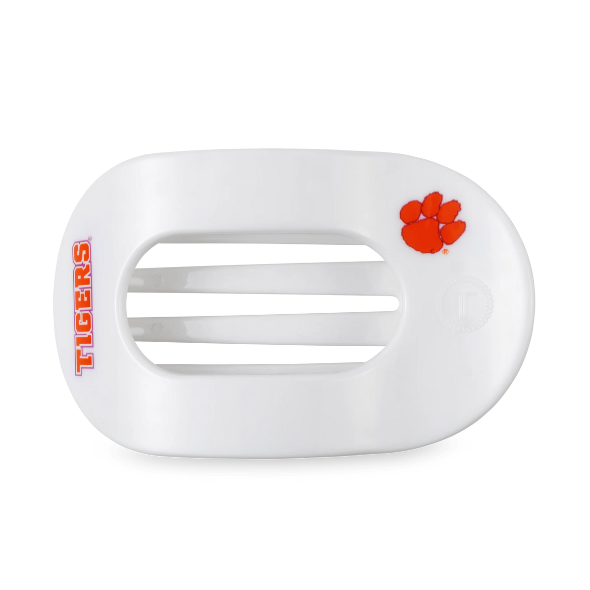 Go Tigers! Large Flat Round Hair Clip