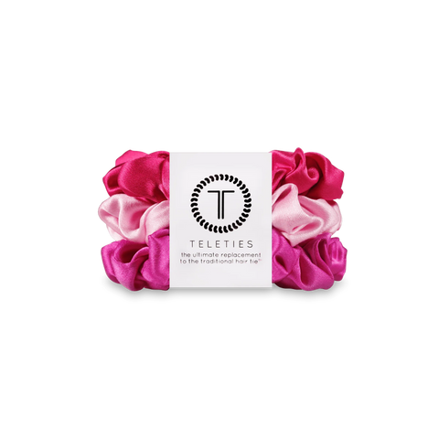 Rose All Day Small Silk Scrunchies