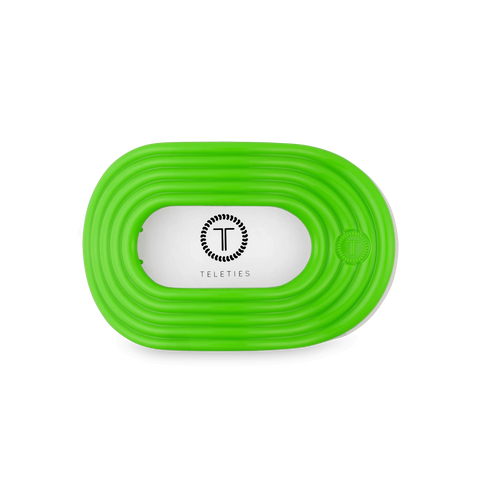 Glow For It Medium Flat Round Hair Clip