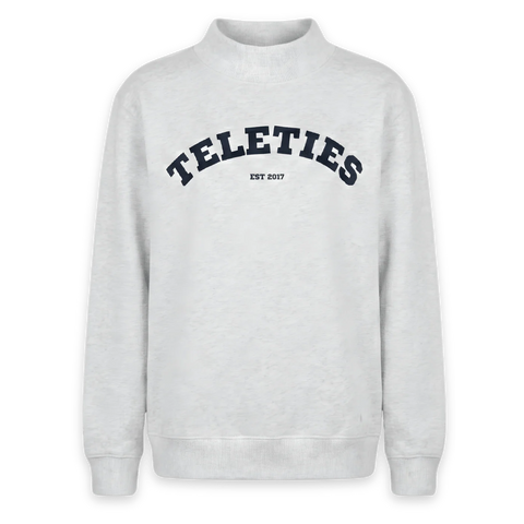 TELETIES Varsity Mockneck - Large