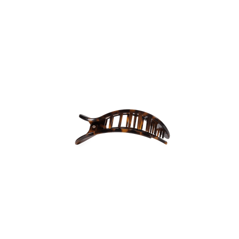 Tortoise Tiny Flat Round Clip