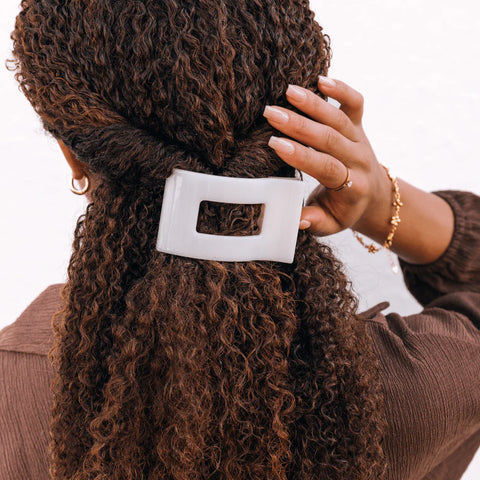 Rectangle Neutral Flat Clip Bundle - Medium