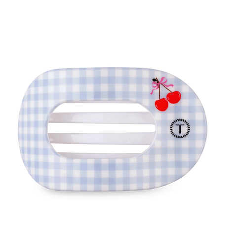 Basket of Cherries Large Flat Round Hair Clip