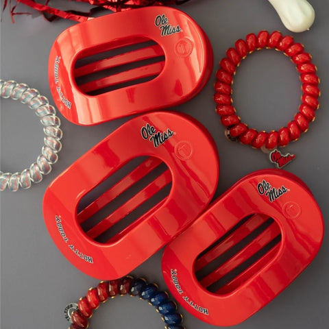 Hotty Toddy! Large Flat Round Hair Clip