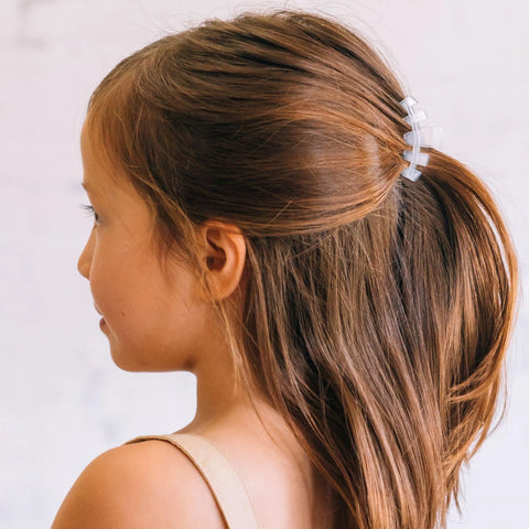 Classic Coconut White Tiny Claw Clip