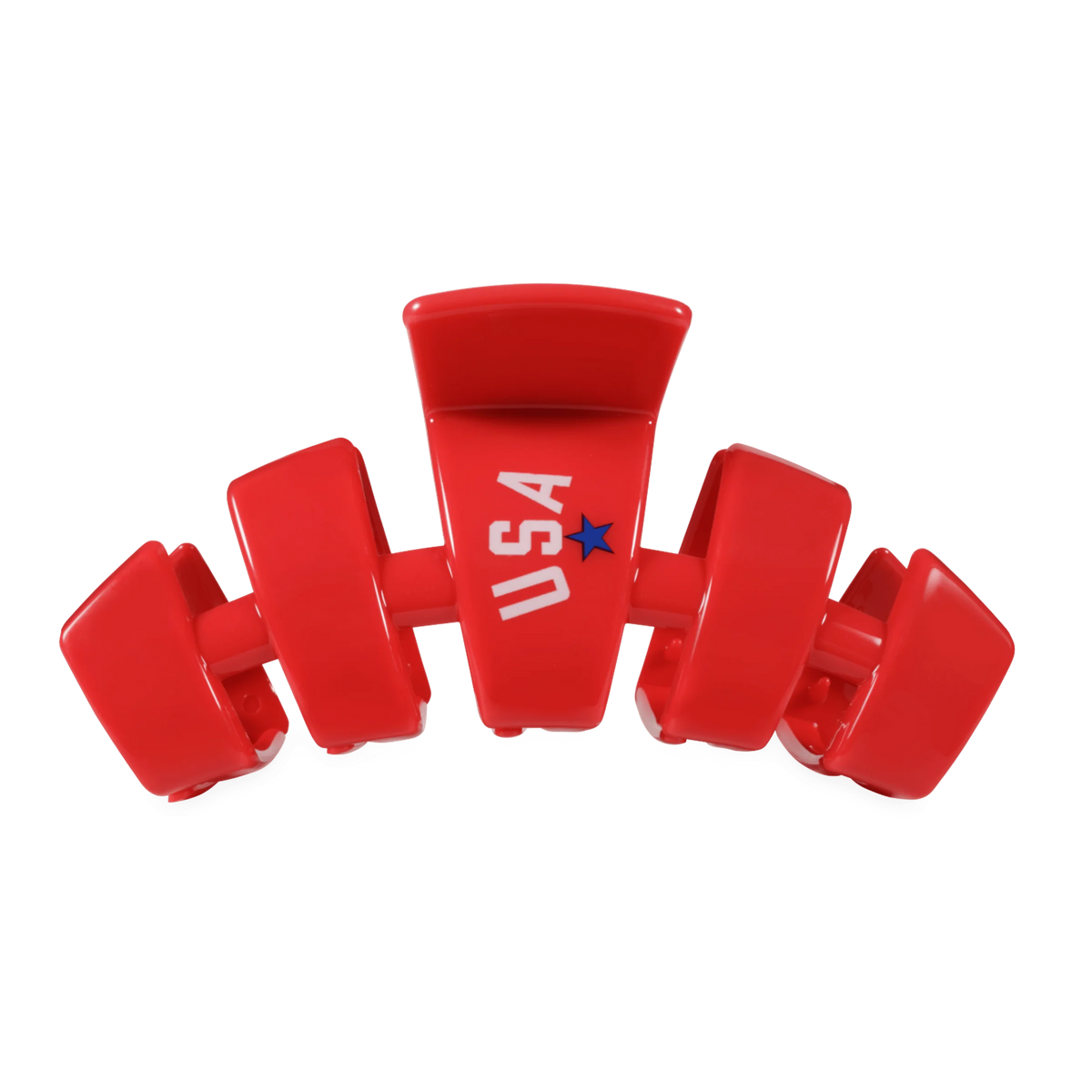 USA Classic Red Large Claw Clip