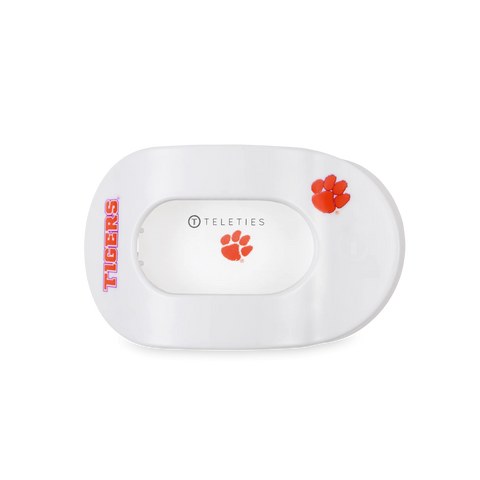 Go Tigers! Medium Flat Round Hair Clip