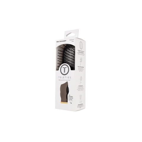 Mini Detangler Hair Brush for Medium Hair - Jet Black