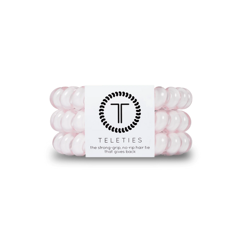Rose Water Pink Large Hair Ties