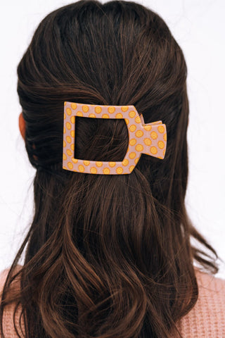 Sunny Days Ahead Medium Flat Square Hair Clip