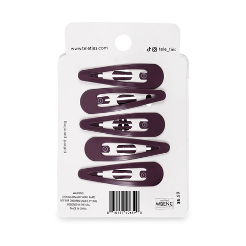Purple Haze Snap Clips (6Ct)