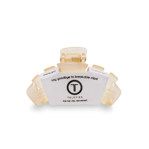 Classic Almond Beige Tiny Claw Clip