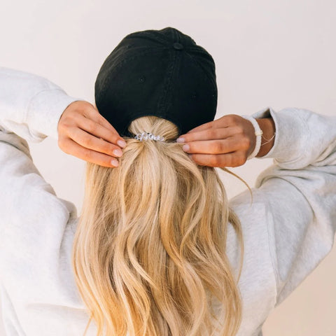 Nice Hair Ball Cap - Black