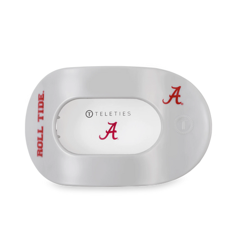 Roll Tide! Large Flat Round Hair Clip