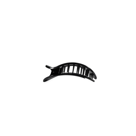 Jet Black Tiny Flat Round Clip