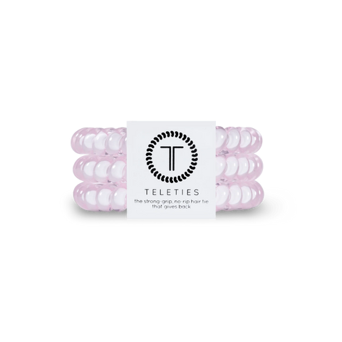 Rose Water Pink Small Hair Ties
