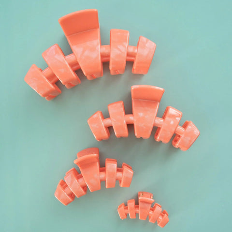 Classic Dreamsicle Small Claw Clip