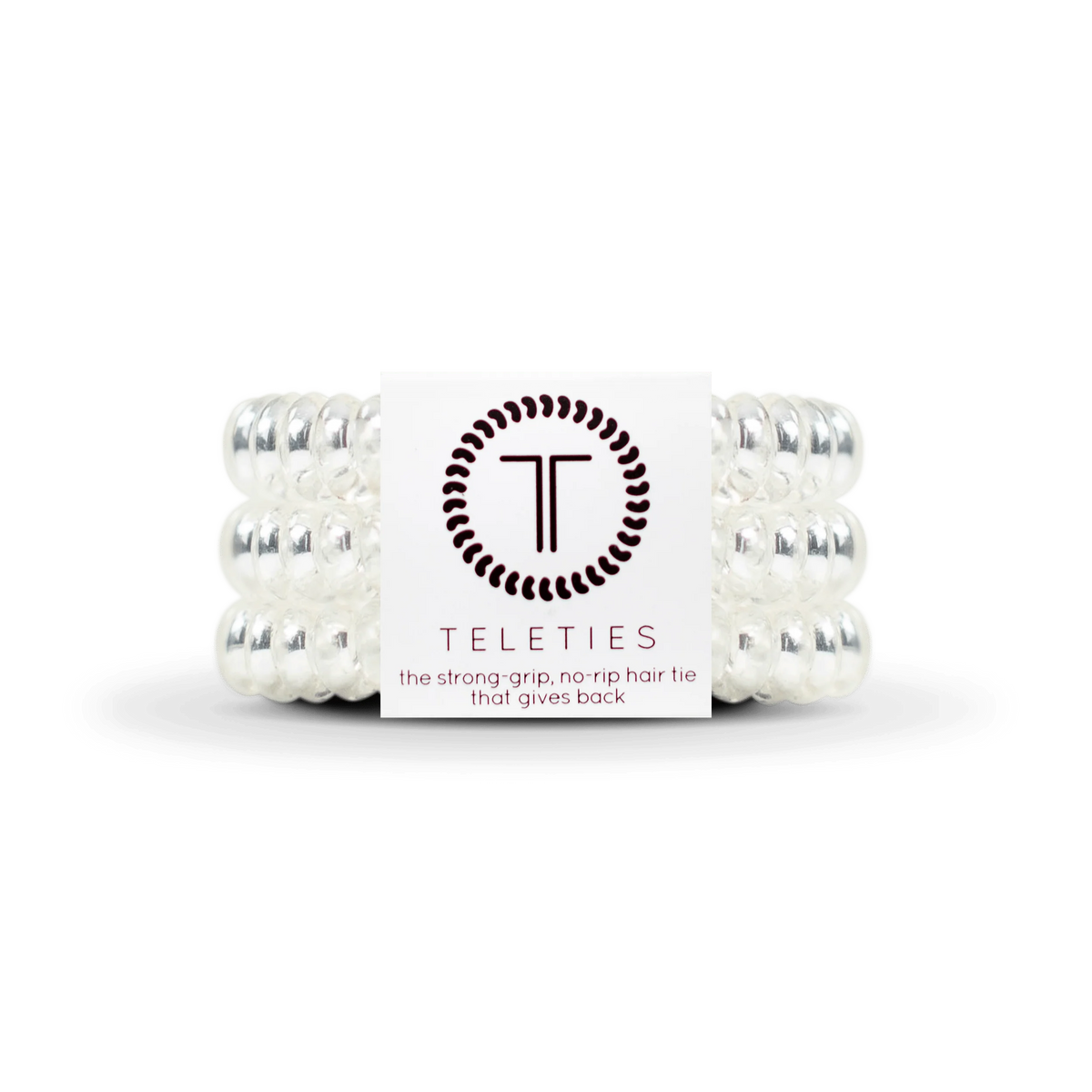 Crystal Clear Large Hair Ties