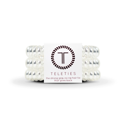 Crystal Clear Large Hair Ties