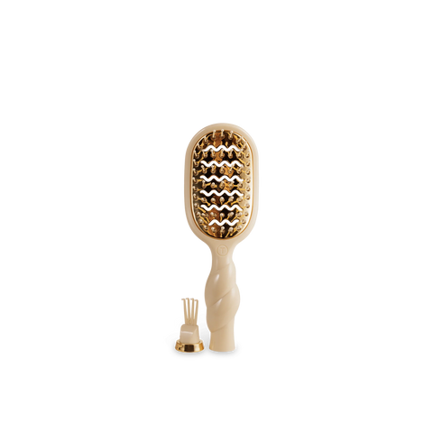 Mini Vented Hair Brush - Tan