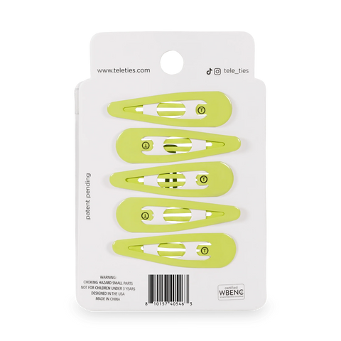 Summer Brights Snap Clips (6Ct)