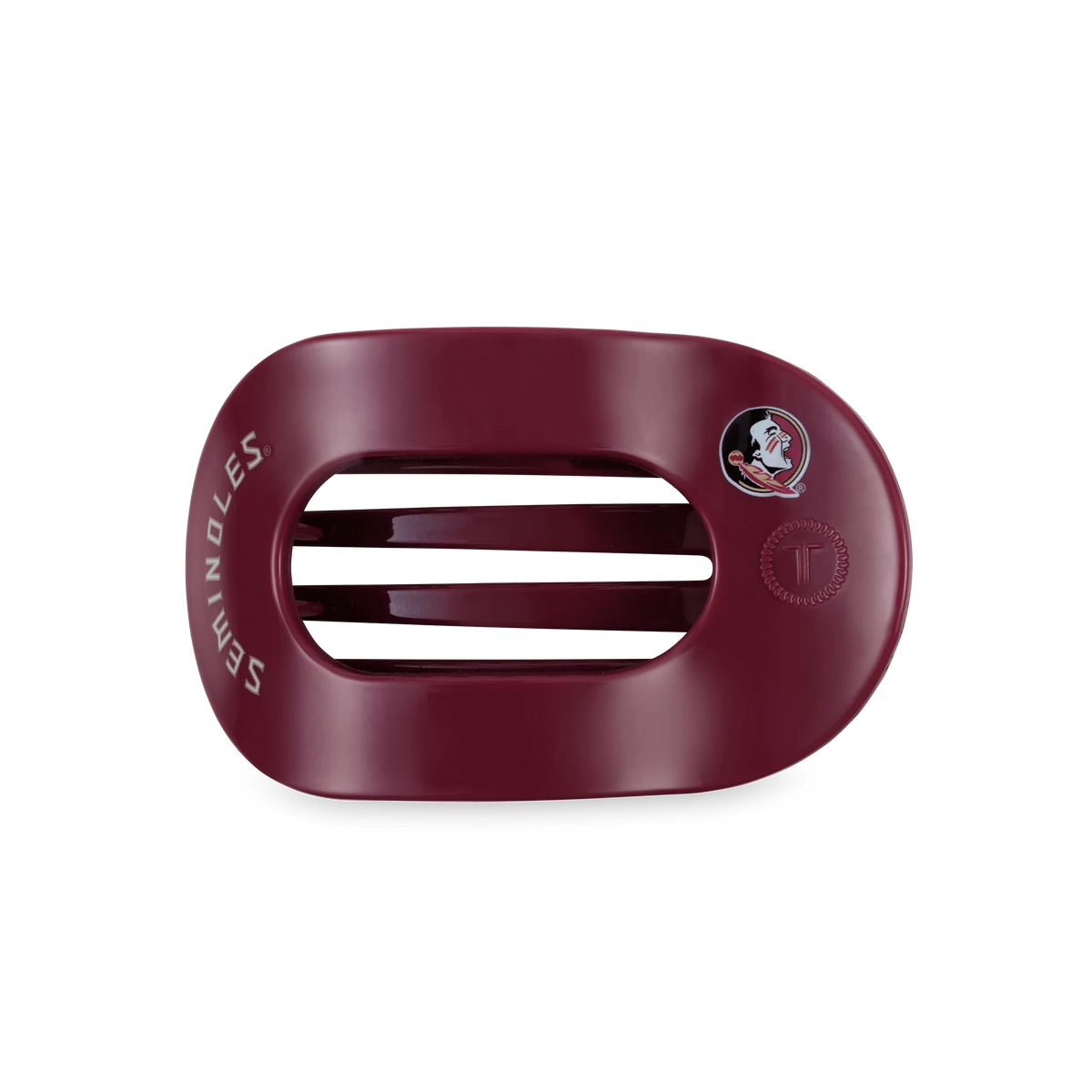 Go Noles! Medium Flat Round Hair Clip